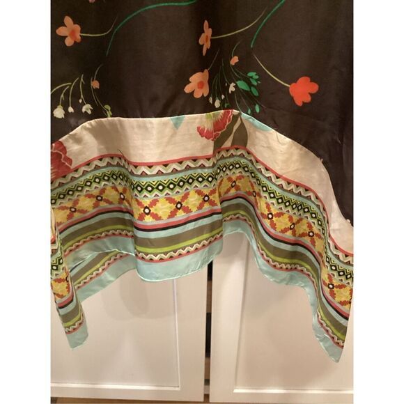 Sundance Womens Sz L 100% Silk Tunic Scarf Dress - Picture 3 of 7